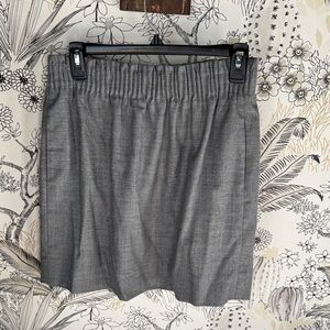 J. Crew Heather Gray Mini Skirt